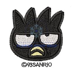 Black Penguin Head Embroidery png