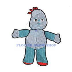 In The Night Garden Igglepiggle Doll Embroidery png