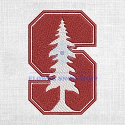 Stanford Cardinal NCAA Football Logo Embroidery Design