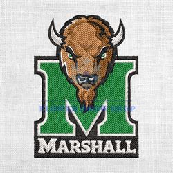 Marshall Thundering Herd NCAA Football Logo Embroidery Design
