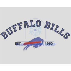 Buffalo Bills Logo Embroidery Design, Buffalo Bills NFL Logo Sport Embroidery Design, Famous Football,