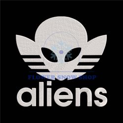 Aliens Adidas Embroidery Designs Png