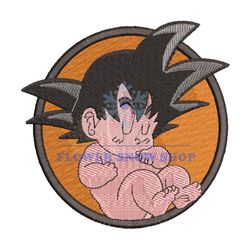 Anime Goku Embroidery design