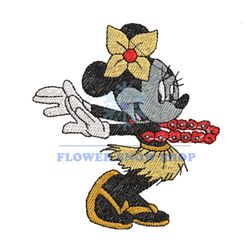Embroidery Minnie Mouse Disney File Png