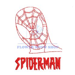Cartoon Spiderman Embroidery Digital