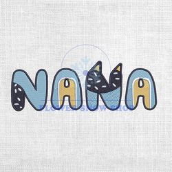 Mama Bluey Heeler Puppy Dog Mother Day Embroidery Png