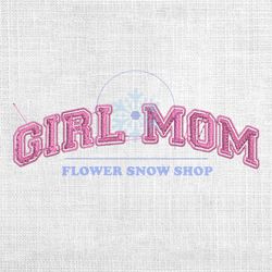 Girl Mom Retro Mother Day Sayings Embroidery