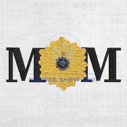 Sunflower Mom Machine Embroidery Design