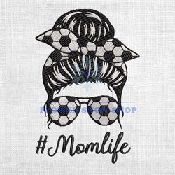 MomLife Football Machine Embroidery Design