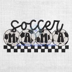 Soccer Mama Ball Machine Embroidery Design