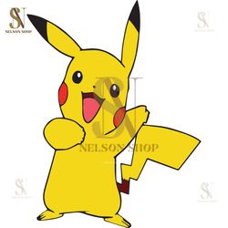 Cute Pikachu SVG, Pikachu SVG, Pokemon SVG