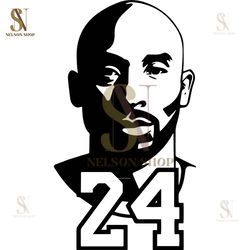 Kobe Bryant SVG, Mamba Digital Clip Art, NBA SVG, Lakers SVG, Mamba 24
