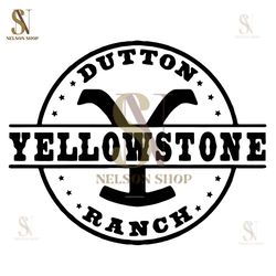 Yellowstone Seamless SVG Digital Download
