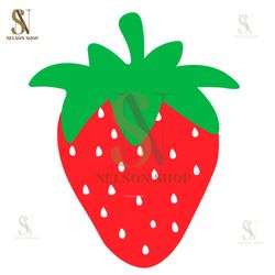 Strawberry Svg, PNG, Pdf, Cricut, Silhouette, Cricut svg, Strawberry Clipart, Fruit Svg, Strawberry Vector