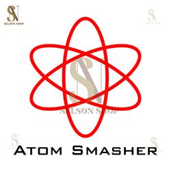 Avengers Superhero Atom Smasher Logo SVG