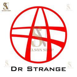 Avengers Superhero Dr Strange Logo SVG