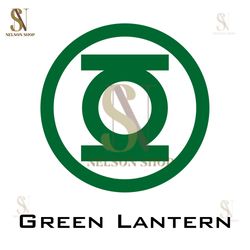 Avengers Superhero Green Lantern Logo SVG