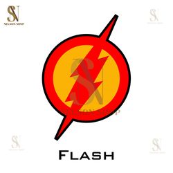 Avengers Superhero The Flash Logo SVG