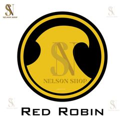 Avengers Superheroes Red Robin Logo SVG