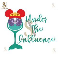 Under The Influence The Little Mermaid Minnie Mouse SVG