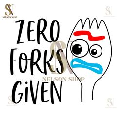 Zero Fork Given Forky Toy Story 4 SVG