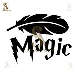 Magic Feather SVG Harry Potter Cut Files