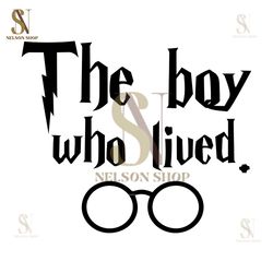 The Boy Who Lived Harry Potter Glasses SVG