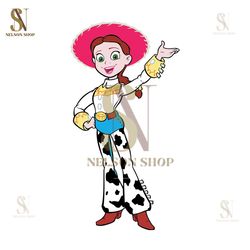 Cowgirl Jessie Toy Story Disney Pixal Cartoon SVG Vector