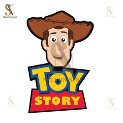 Disney Pixar Toy Story Character Woody Face SVG
