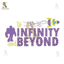 To Infinity And Beyond Disney Toy Story Buzz Lightyear Rocket SVG