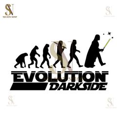Evolution Of The Dark Side Funny Star Wars Design SVG