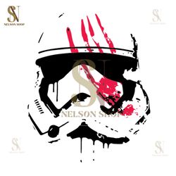 Ripped Claw Helmet Stormtrooper Star Wars Army SVG