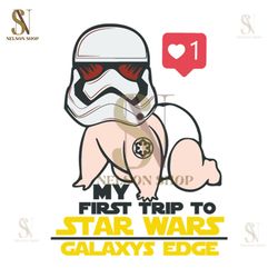 My First Trip To Star Wars Galaxy Edge SVG