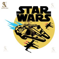 Star Wars War Machine Ship Millennium Falcon XWing SVG