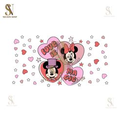 Valentine Couple Mouse Love Is Magic PNG