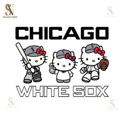 Hello Kitty Chicago White Sox Baseball