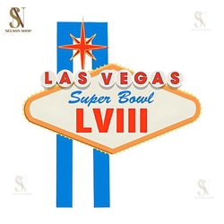 Las Vegas Super Bowl LVIII Football PNG