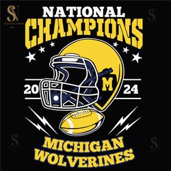 Michigan 2024 National Champion SVG