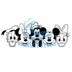 Mickey Mouse and Friends Svg, Family Vacation SVG, Printable Design Svg For Cricut Cutting File Vinyl