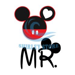 Mr. Groom Mickey Mouse Pant Disney Wedding Logo SVG