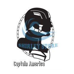 Captain America Head Marvel Avengers Superhero SVG Silhouette