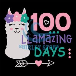 100 llamazing days of school, llama svg,llama 100th day of school svg, 100 days of school, 100th day of school 2023, 100