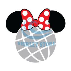 Minnie Mouse Epcot Ball SVG