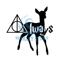 Deathly Hallows Symbol Deer Always SVG Vector Cut Files