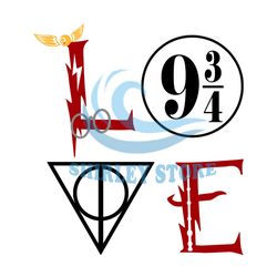 Love Harry Potter Workshop Platform 9 3/4 SVG