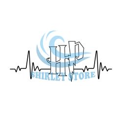 HP Harry Potter Logo Heartbeat SVG Vector