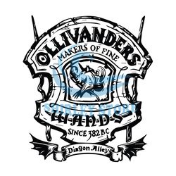 Ollivanders Wands Makers Of Fine Since 382 BC SVG