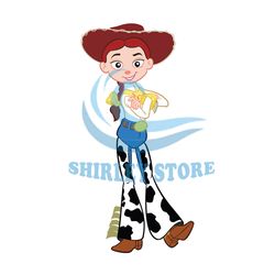 Cowgirl Jessie Disney Cartoon Toy Story SVG