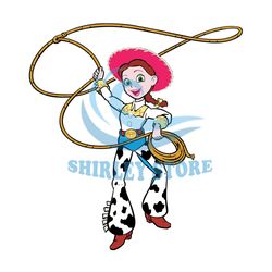 Jessie Cowgirl Disney Pixal Toy Story Cartoon SVG