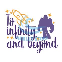 To Infinity And Beyond Toy Story Buzz Lightyear SVG Vector